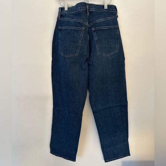 Old Navy Curvy Extra High-Waist Button Fly Sky-Hi Straight Jeans - 12 Reg | NWT - Picture 3 of 4